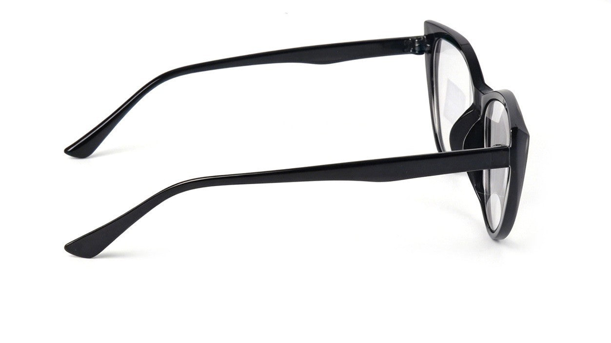 Photochromic Transitional Nearsighted Sun Myopia Glasses Cat Eye Womans DX9637