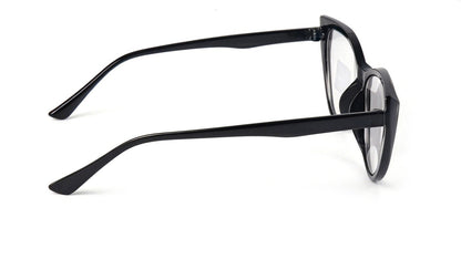Photochromic Transitional Nearsighted Sun Myopia Glasses Cat Eye Womans DX9637