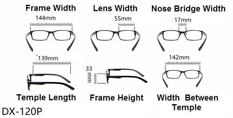 Photochromic Transition Rimless Myopia Sun Correction Glasses Mens Womans NG122P