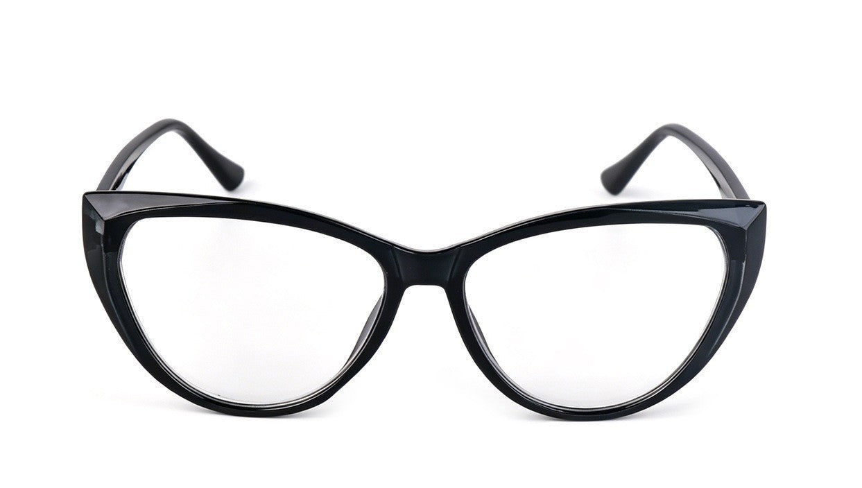 Photochromic Transitional Nearsighted Sun Myopia Glasses Cat Eye Womans DX9637