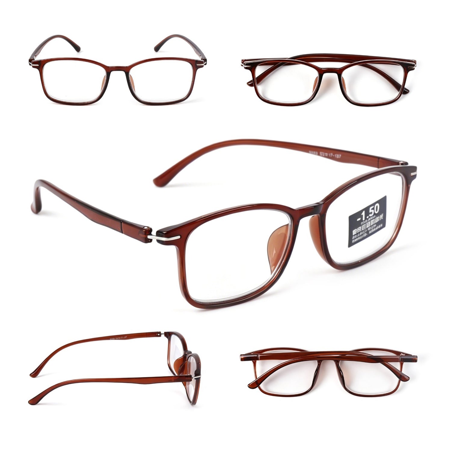 Photochromic Transitional Myopia Correction Unisex Glasses Short Sight DX8889