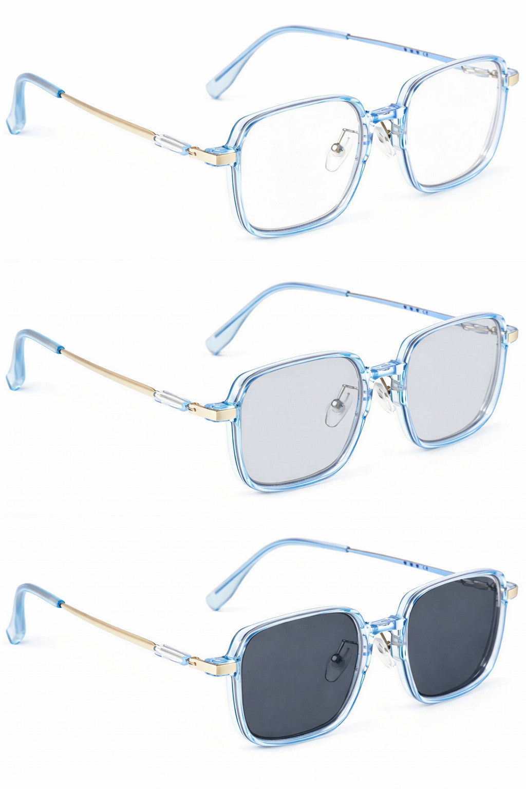 Photochromic Transition Myopia Sun Nearsighted Glasses Mens Womans DX2055