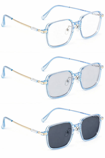 Photochromic Transition Myopia Sun Nearsighted Glasses Mens Womans DX2055
