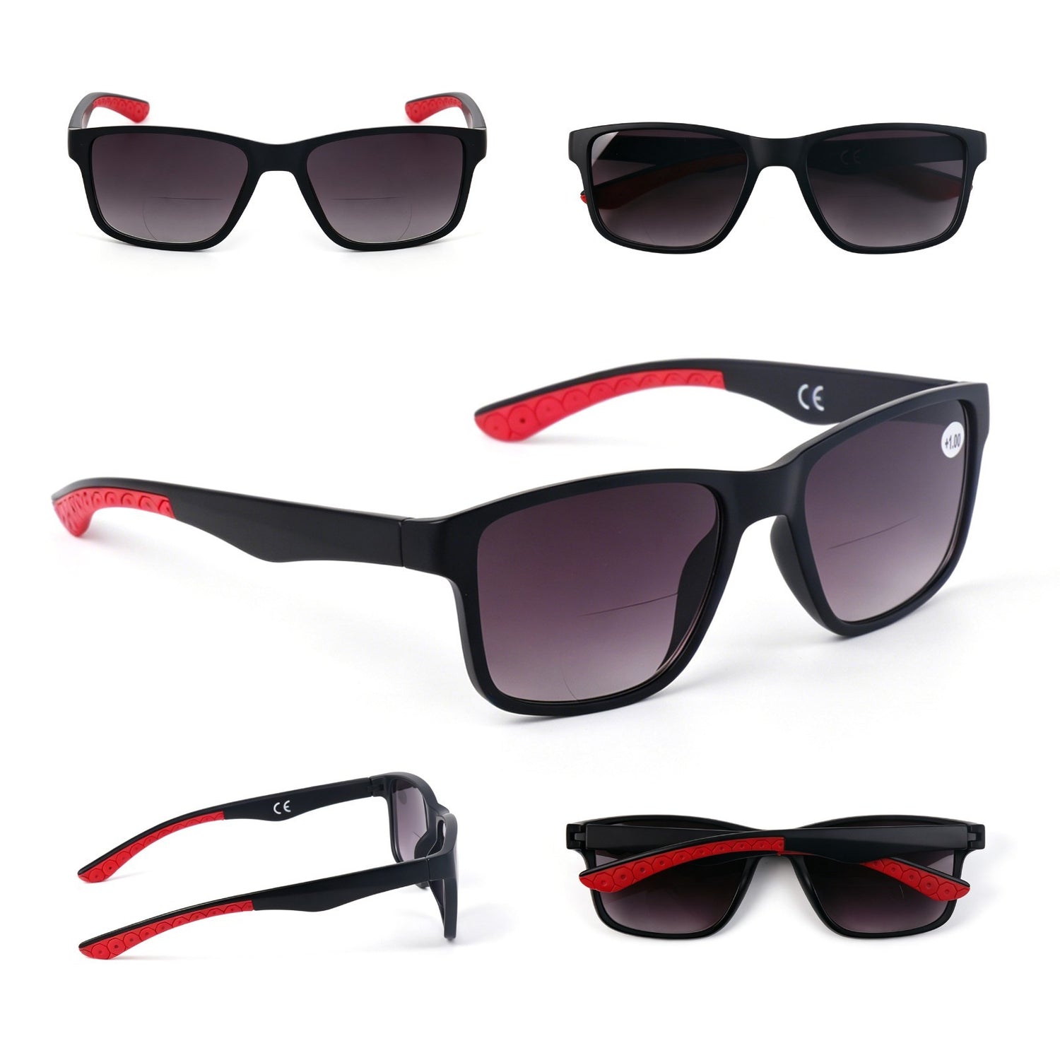 Bifocal Sunreader Sunglasses Men Women Anti Blue Light Metal Hinges LH2519-ABL