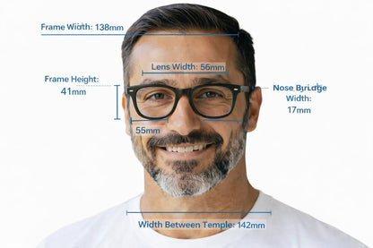 Photochromic Transitional Myopia Correction Unisex Glasses Short Sight DX8889