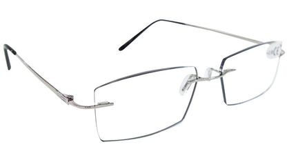 Photochromic Transition Rimless Myopia Sun Correction Glasses Mens Womans NG122P