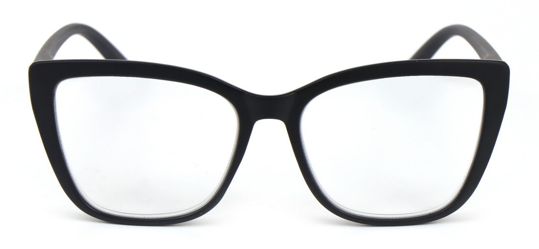 Oversized Cat Eye Myopia Near Sighted Correction Glasses Spring Hinges  DX88M