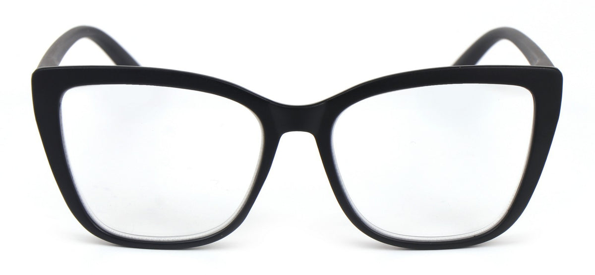 Oversized Cat Eye Myopia Near Sighted Correction Glasses Spring Hinges  DX88M