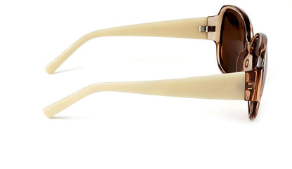 Bifocal Sun Readers Oversized Womans Oval with Metal Hinges 3 Colours DX8154