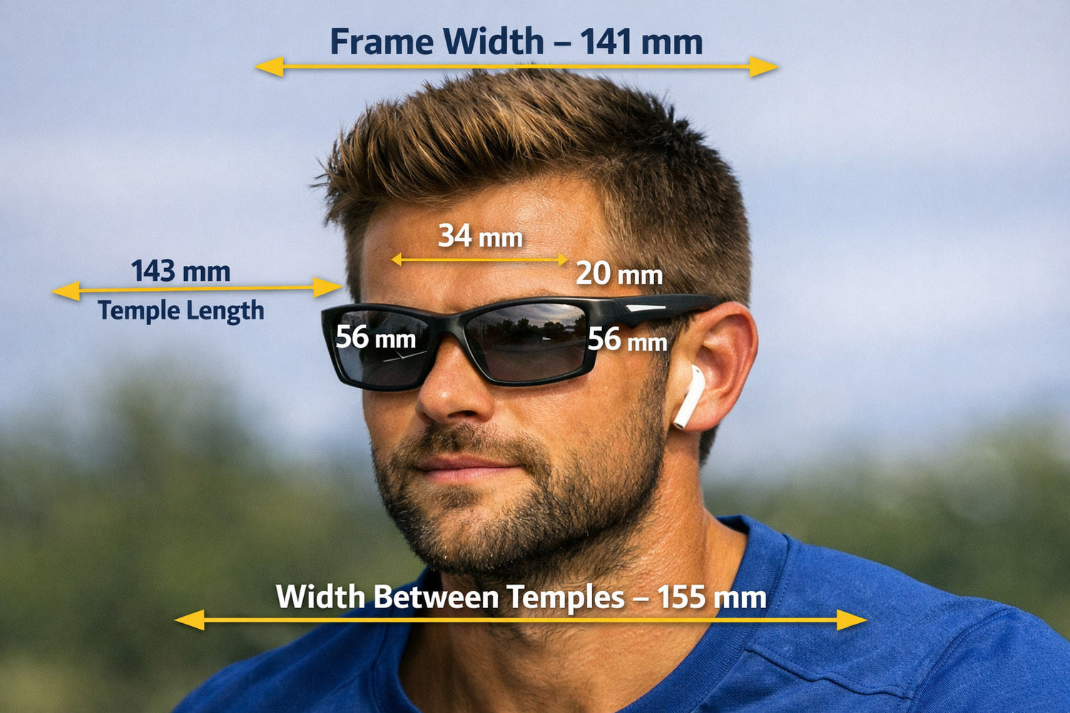 Photochromic Myopia Sports Nearsighted Glasses Unisex Short Sight  DX81278