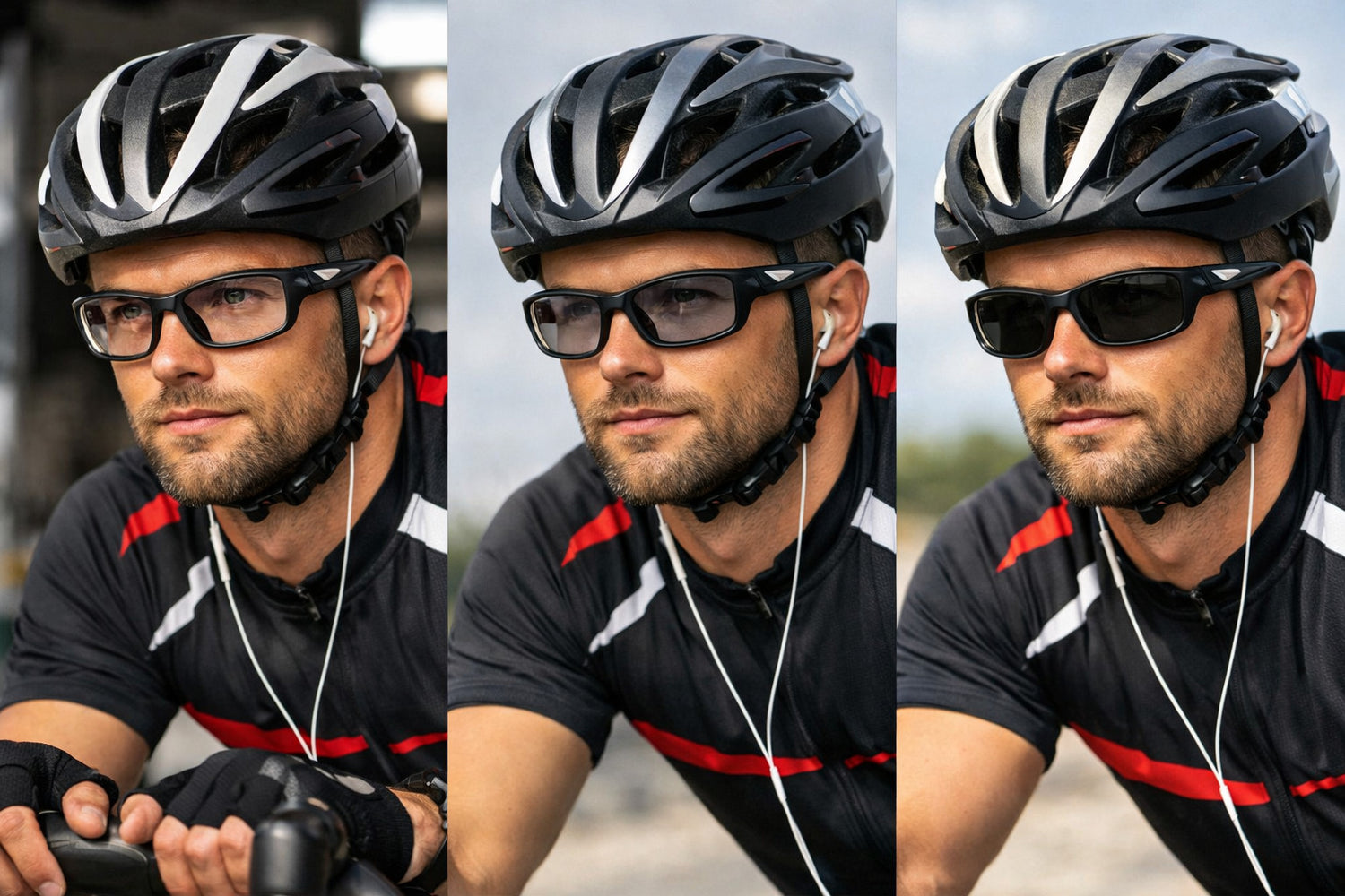 Photochromic Myopia Sports Nearsighted Glasses Unisex Short Sight  DX81278