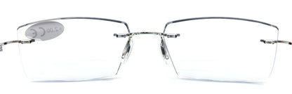 Photochromic Transition Rimless Myopia Sun Correction Glasses Mens Womans NG122P