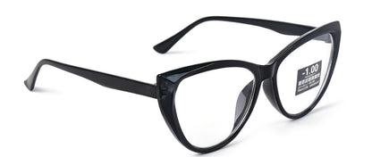 Photochromic Transitional Nearsighted Sun Myopia Glasses Cat Eye Womans DX9637