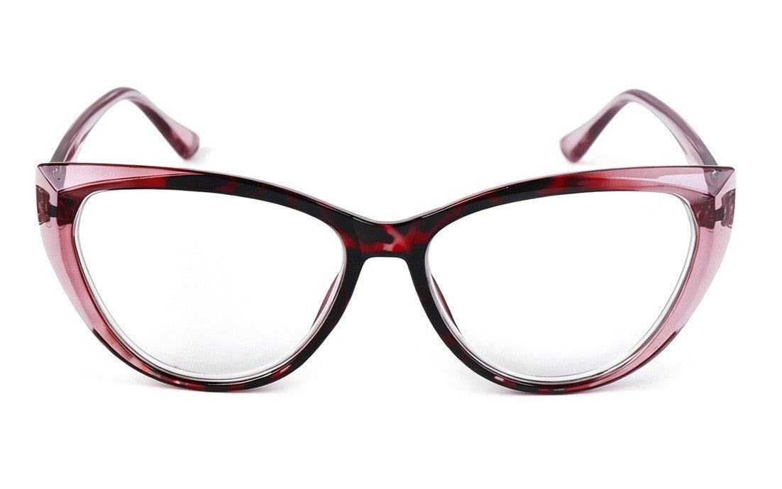 Photochromic Transitional Nearsighted Sun Myopia Glasses Cat Eye Womans DX9637