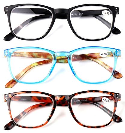 High Magnification Unisex Fashion Reading Glasses+4.5+5.0+5.5+6.0+6.5+7.0 DX115