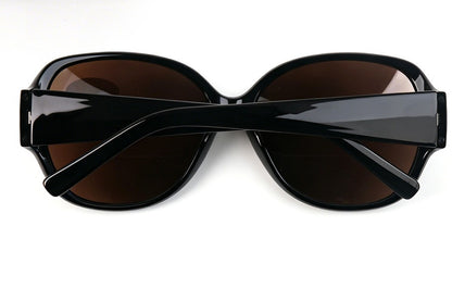 Bifocal Sun Readers Oversized Womans Oval with Metal Hinges 3 Colours DX8154