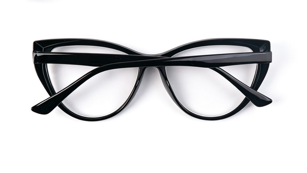 Photochromic Transitional Nearsighted Sun Myopia Glasses Cat Eye Womans DX9637