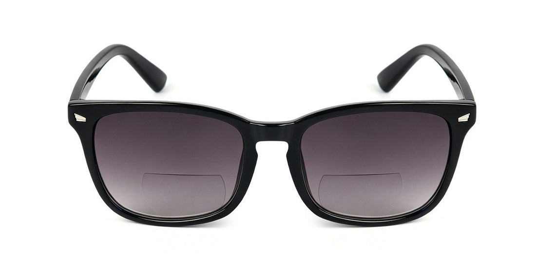 Bifocal Sunreader Glasses Men Women Anti Blue Light Metal Hinges L341‑ABL