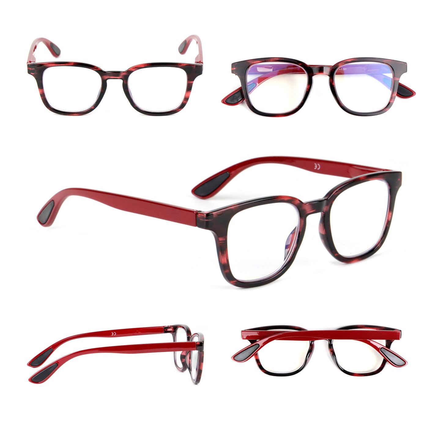 Oversized Oval Retro Men Woman's Stylish Classic Design Reading Glasses with Spring Hinges DX92