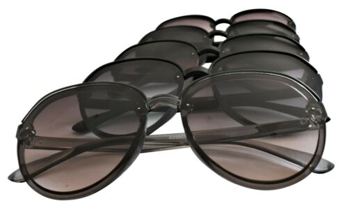 Oversized Fashion Tinted Sunglasses Womens Oval/Round UV400 in 5 Colours S9901