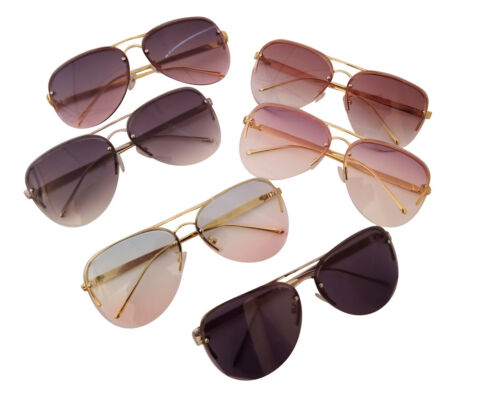 Fashion Sunglasses Stylish UV400 Metal Frame Unisex in 6 Gradient Colours S604