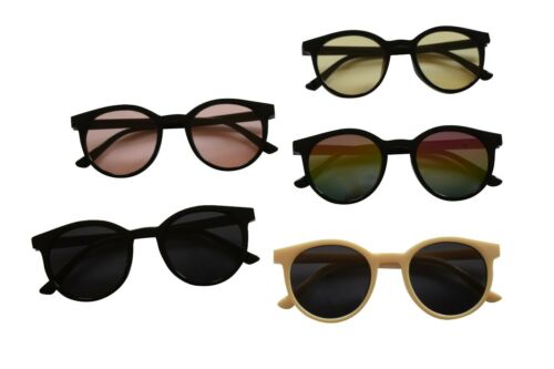 UV400 Round Fashion Sunglasses Womens Mens Super-Lite in 5 Colours S9782