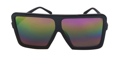 Square Oversized Mirrored Sunglasses Womens UV400 Super-Lite in 5 Colours S9786