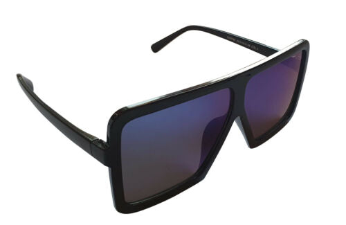 Square Oversized Mirrored Sunglasses Womens UV400 Super-Lite in 5 Colours S9786