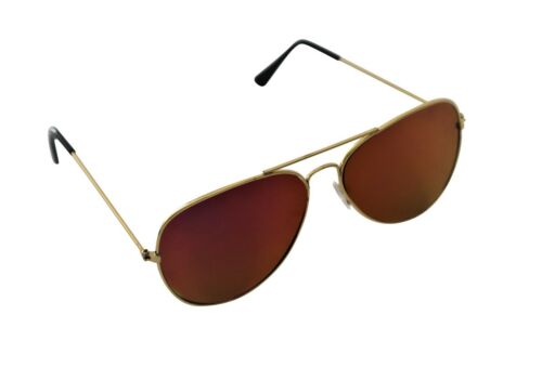 Sunglasses Mirrored Classic UV400 Metal Frame Fashion Unisex in 4 Colours S2393