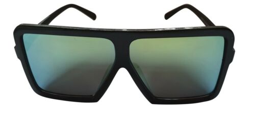 Square Oversized Mirrored Sunglasses Womens UV400 Super-Lite in 5 Colours S9786