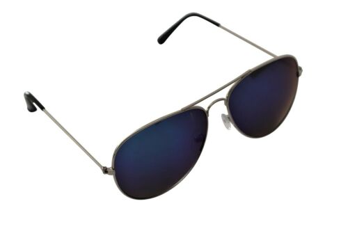 Sunglasses Mirrored Classic UV400 Metal Frame Fashion Unisex in 4 Colours S2393