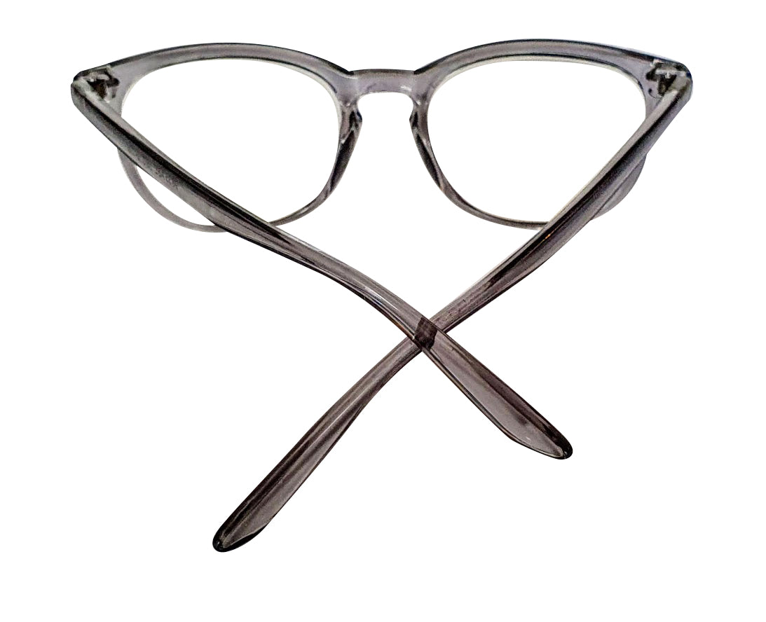 Anti Blue Light Oval Reading Glasses Metal Hinges - Model 9835ABL