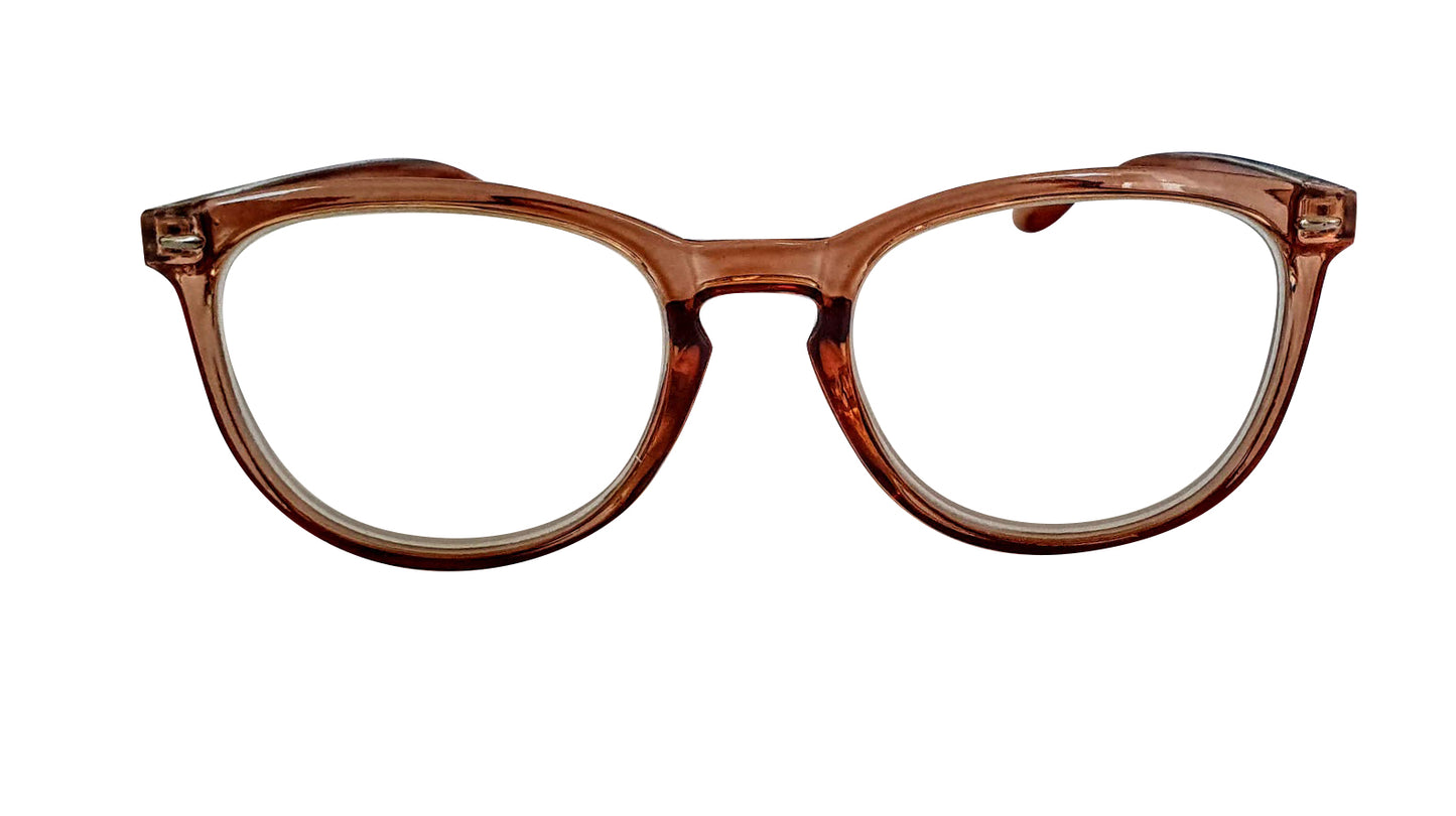 Oval Classic Reading Glasses Metal Hinges - Model 9835