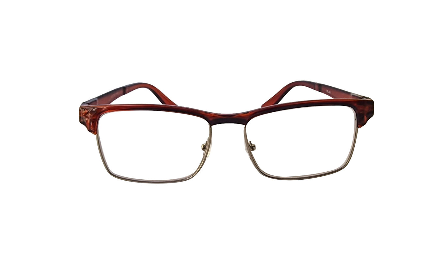 Classic Half Frame Browline Reading Glasses - Model TN34