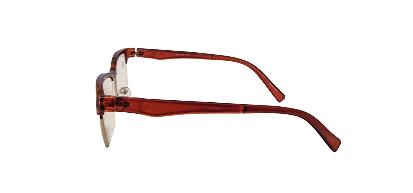 Classic Half Frame Browline Reading Glasses - Model TN34