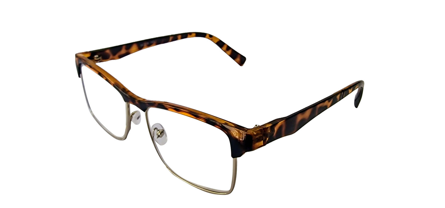 Classic Half Frame Browline Reading Glasses - Model TN34