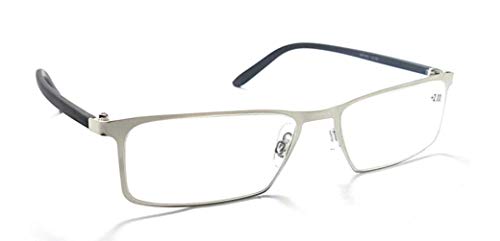 Stainless Steel Frame Reading Glasses - Model MT101