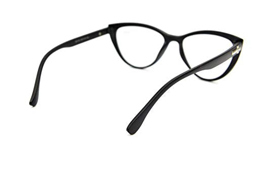 Cat Eye Reading Glasses Bling Retro  Metal Hinges - Model DX64