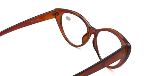 Stylish Cat Eye Fashion Reading Glasses with Metal Hinges - Model X2