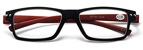 MT100  Super-Slim Metal Hinged Reading Glasses - Model MT100