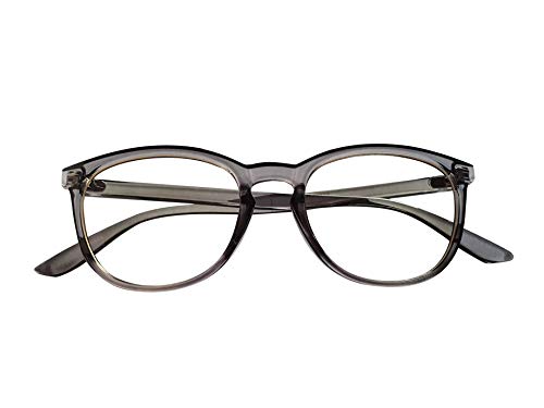 Anti Blue Light Oval Reading Glasses Metal Hinges - Model 9835ABL