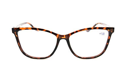 Cat Eye Reading Glasses Retro Metal Hinges - Model DX63