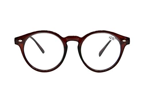 Classic Retro Round Frame Reading Glasses - TN38