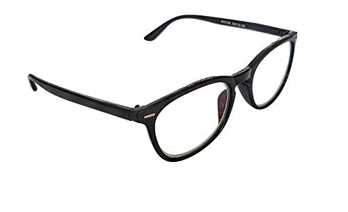 Anti Blue Light Oval Reading Glasses Metal Hinges - Model 9835ABL