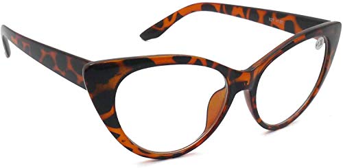 Stylish Cat Eye Fashion Reading Glasses with Metal Hinges - Model X2