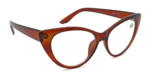 Stylish Cat Eye Fashion Reading Glasses with Metal Hinges - Model X2