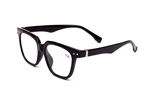 TN08 Fashion Bling Geek/Nerd Oversized Reading Glasses