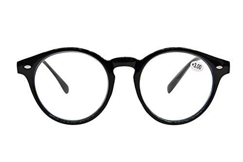 Classic Retro Round Frame Reading Glasses - TN38