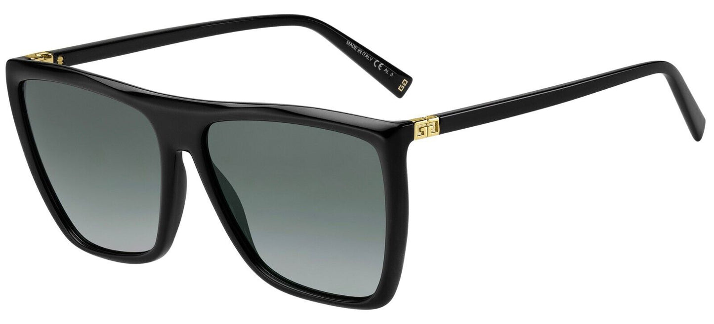 Givenchy Sunglasses GV 7181/S 807  Black Dark Grey Gradient Lens