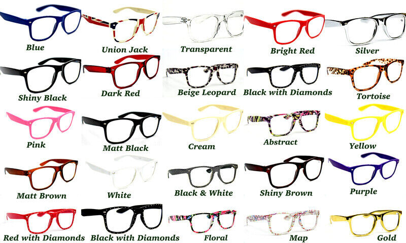 Classic Fashion Unisex Colourful Oversized Reading Glasses in 25 Colours TN49